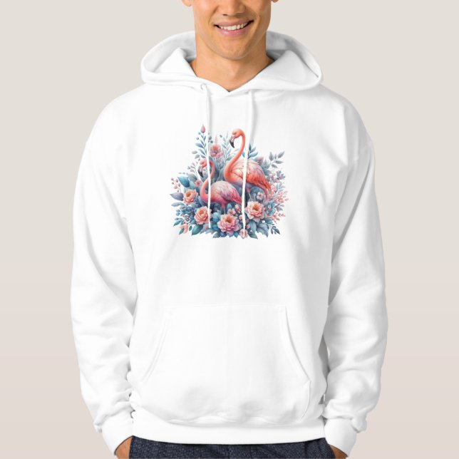 Sudadera Sublimación de flamencos (Anverso)