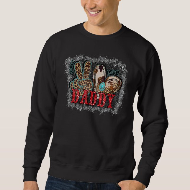 Sudadera Sublimación Papi de amor por la paz (Anverso)