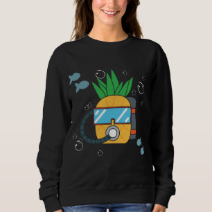 Sudadera Submarinismo Scuba Pineapple Fruto Marina Buceo Ac