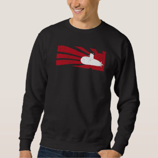 Sudadera Submarino Retro Veterano Para Hombres Submarino Pa