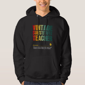 Sudadera Substitute Teacher Appreciation Week Back to Schoo