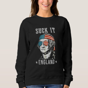 Sudadera Suck It England 4 De Julio George Washington 1