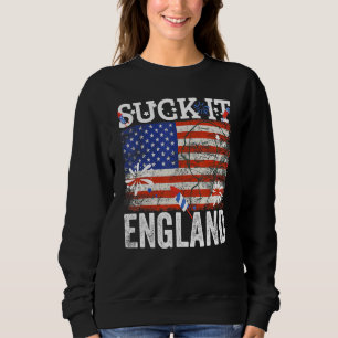 Sudadera Suck It England 4 De Julio George Washington F