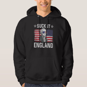 Sudadera Suck It England George Washington 1776 4 De Julio