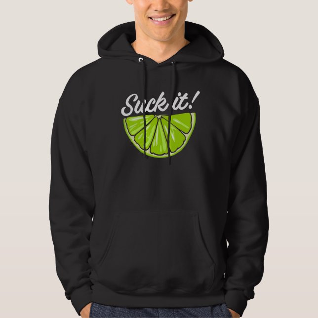 Sudadera Suck It Mexican Green Lime Slice Love 4 (Anverso)