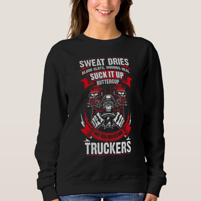 Sudadera Suck It Up Buttercup Truckers (Anverso)