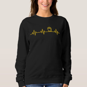 Sudadera Suculenta Línea de Vida Latido de Vida Corazón Amo