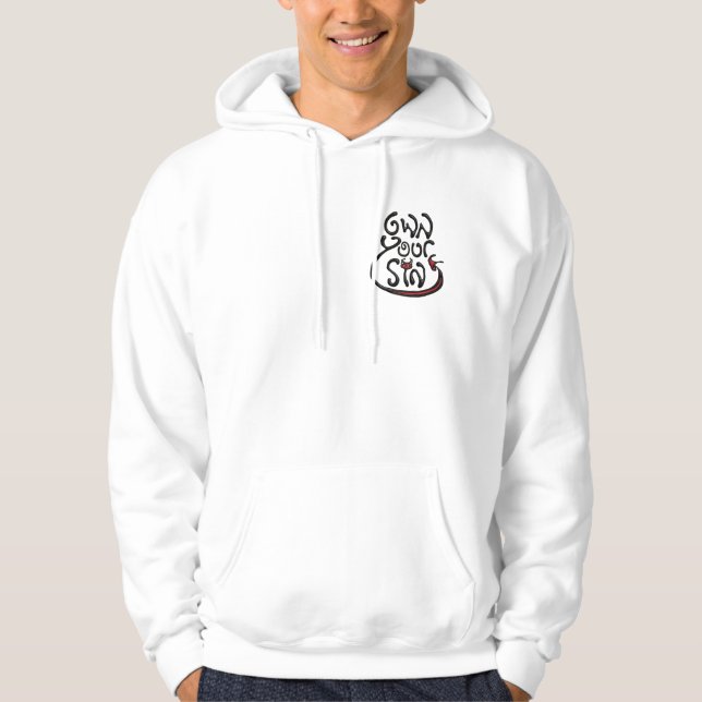 Sudadera Suda Tu Diablo Perezoso Del Pecado (Anverso)