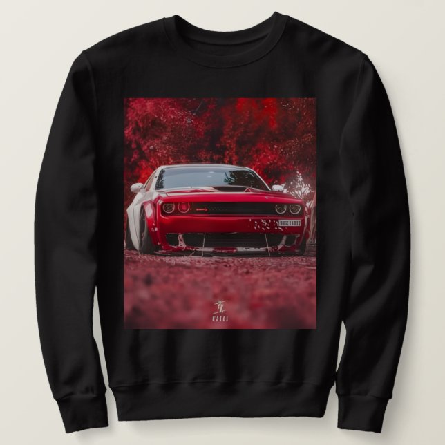 Sudadera sudadera,coche (Anverso del diseño)
