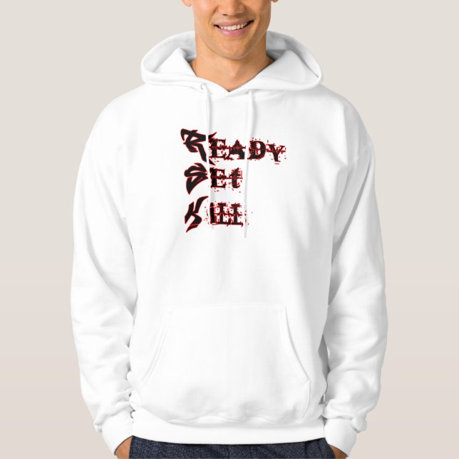 Sudadera ¡Sudadera con capucha de 'R'eady 'S'et 'K'ill! (Anverso)