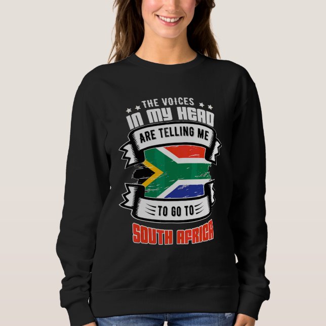 Sudadera Sudáfrica En Mi Cabeza (Anverso)