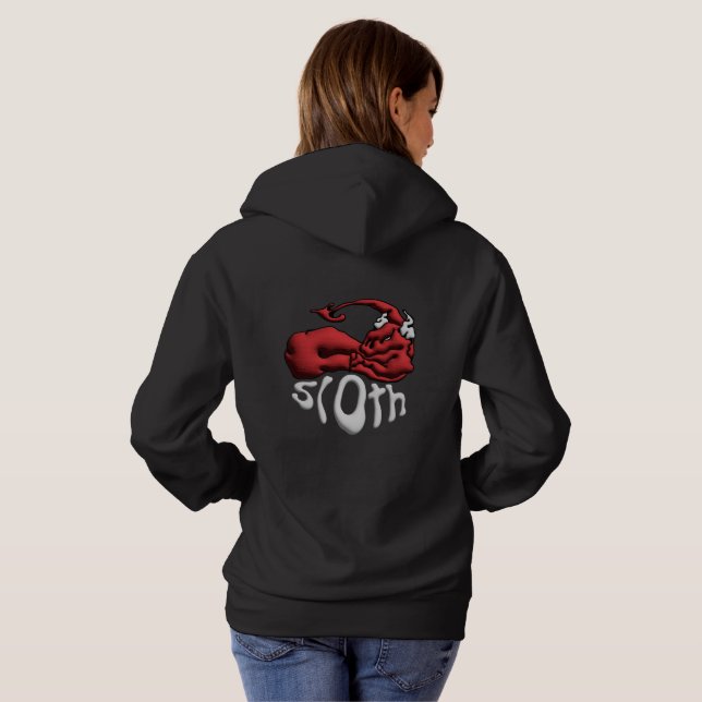 Sudadera Sudar en Pereza Pecaminosa  (Reverso completo)