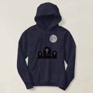 Sudadera Sudario de Halloween de cementerio con capucha El