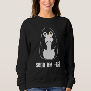 Sudadera sudo rm rf Programador de Computadora Linux