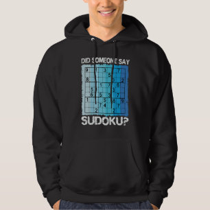 Sudadera Sudoku Número Juego Rompecabezas Lógico Jugador Nu