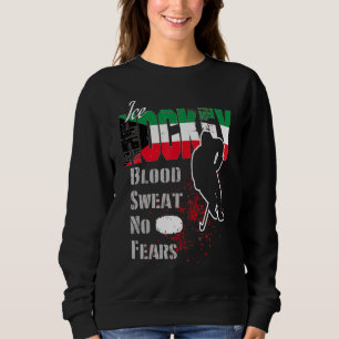 Sudadera Sudor de sangre de partidario de Kuwait sin miedo
