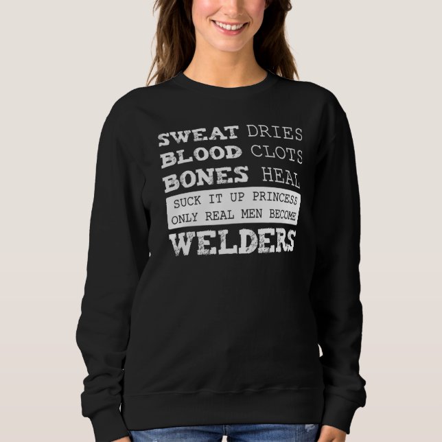 Sudadera Sudoración de los huesos de sangre Soldadura Solda (Anverso)