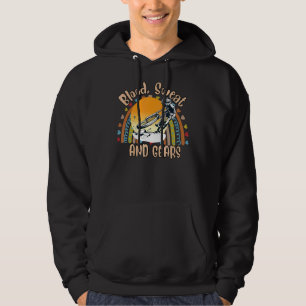 Sudadera Sudores De Sangre Y Osos Chiste Sarcástico En Bici