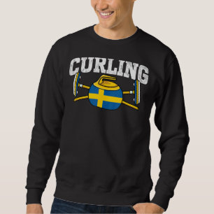Sudadera Suecia Curling Broom Wince Sports Sueco Fla