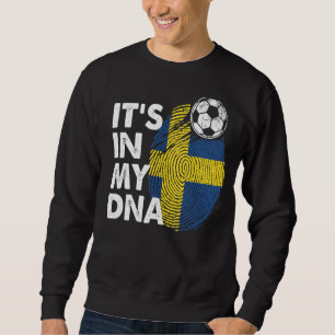 Sudadera Suecia En Mi Dna Equipo De Bandera Sueco Suecia