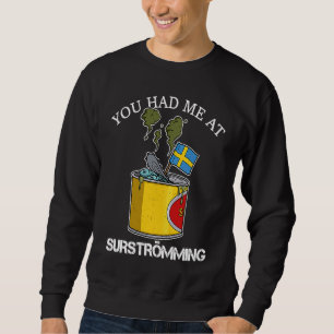 Sudadera Suecia especialidad de pescado sueco Surstromming 