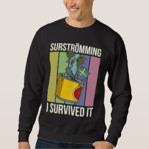 Sudadera Suecia especialidad de pescado sueco Surstromming 