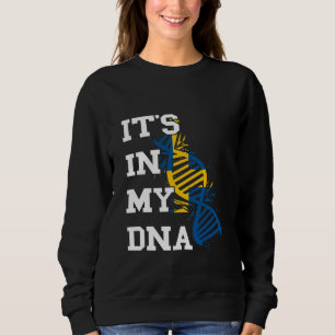 Sudadera Suecia está en mi ADN raíces suecas Orgullo sueco