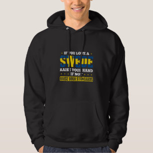 Sudadera Suecia Para Suecos Orgullosos Bandera Sueca Sverig