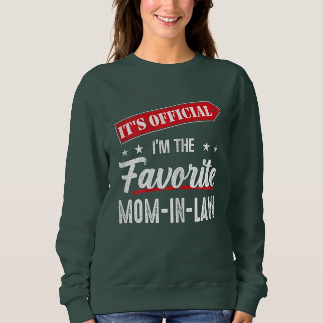 Sudadera Suegra favorita oficial (Anverso)
