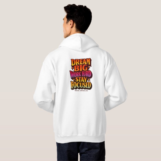 Sudadera Sueña en Grande (Reverso completo)