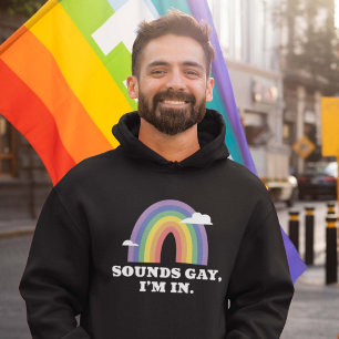 Sudadera Suena gay en el que estoy