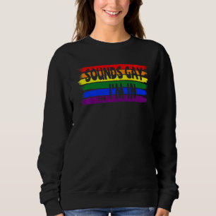 Sudadera Suena Gay Lgbt Estoy Orgulloso En El Desfile Gráfi