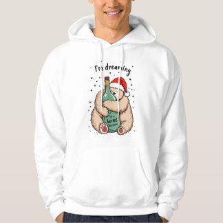 Sudadera Sueño con una Navidad de vino