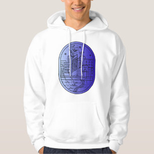 Sudadera Sueño Metropolitano - Retrato de Arte de Línea Urb