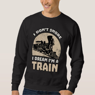 Sudadera Sueño que soy un tren - dicho ferroviario