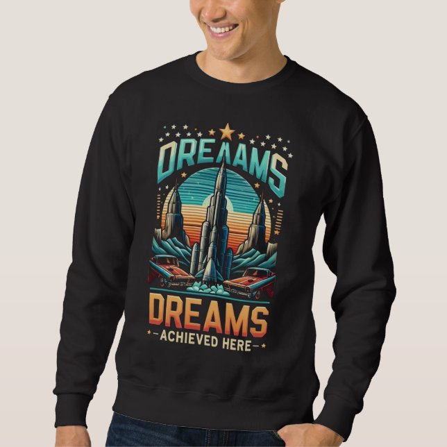 Sudadera Sueños Alcanzados Aquí (Anverso)