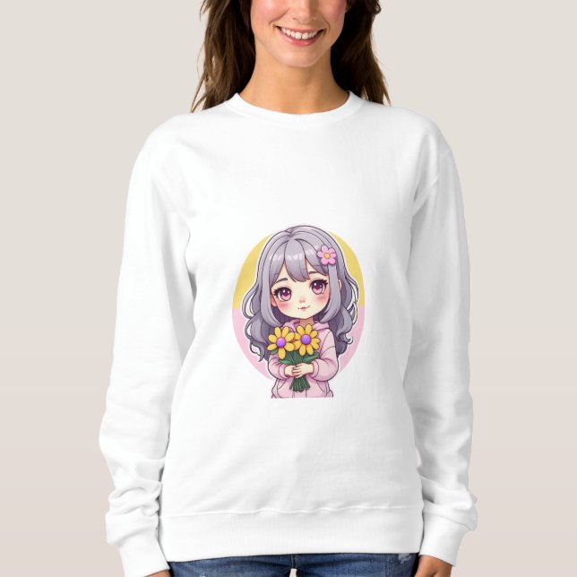 Sudadera Sueños Florales: Camiseta Y Hoodie De Chica De Flo