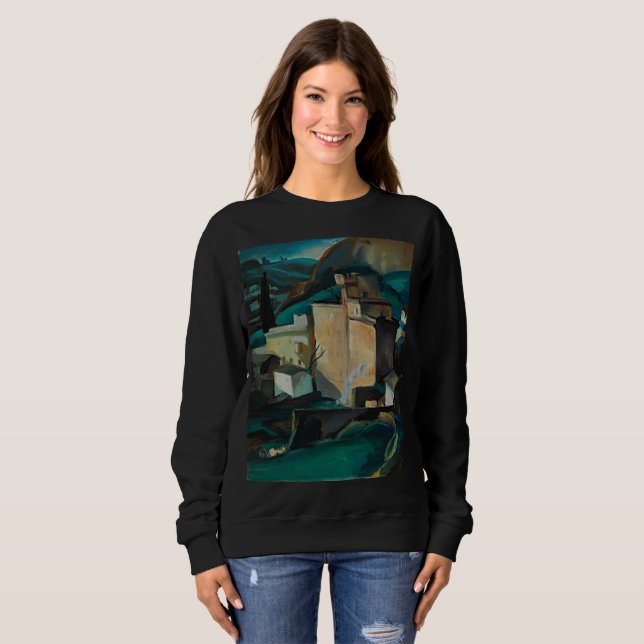 Sudadera Sueños italianos en desarrollo: Townscape de Henry (Anverso completo)