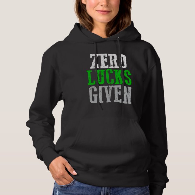 Sudadera SUERTE CERO DADA  Gráfico (Anverso)
