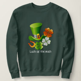 Sudadera Suerte de los irlandeses. Regalo del Día de San Pa