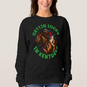 Sudadera Suerte En Kentucky Horse Carreras Vintage Der