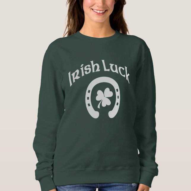 Sudadera Suerte Irlandesa (Anverso)