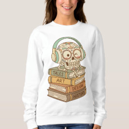 Sudadera Sugar Skull Passionate About Reading