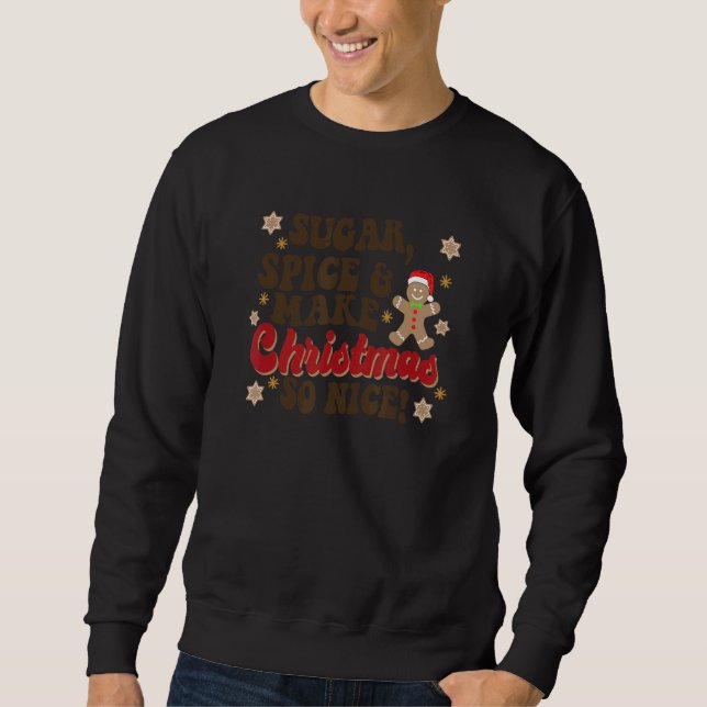 Sudadera Sugar Spice And Make Christmas So Nice Cookie Baki (Anverso)