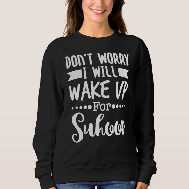 Sudadera Suhoor Dice Iftar Ayunando Ramadán Kareem Eid Isl (Anverso)