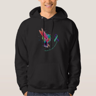 Sudadera Suicide Prevention Awareness Sunflower Hummingbird