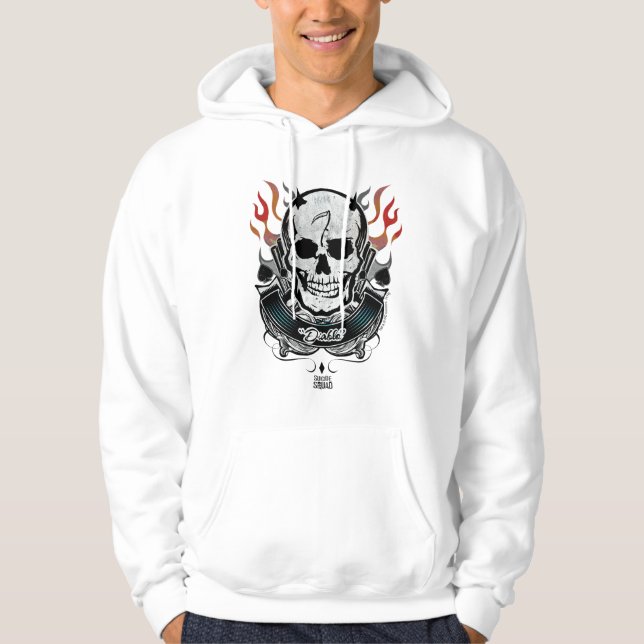 Sudadera Suicide Squad | Diablo Skull & Flames Tattoo Art (Anverso)