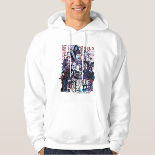 Sudadera Suicide Squad   Task Force X Typography Photo