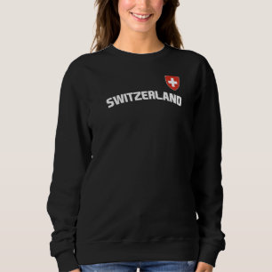 Sudadera Suiza Bandera Orgullo Suizo País Internacional