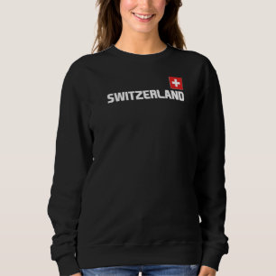 Sudadera Suiza Bandera Orgullo Suizo País Internacional